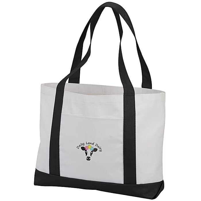 Large Polyester Tote - Embroidered