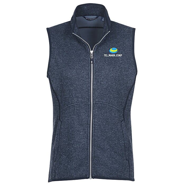 Cutter & Buck Sweater Knit Fleece Vest - Ladies'