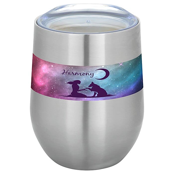 Corzo Vacuum Insulated Wine Cup - 12 oz - Full Color