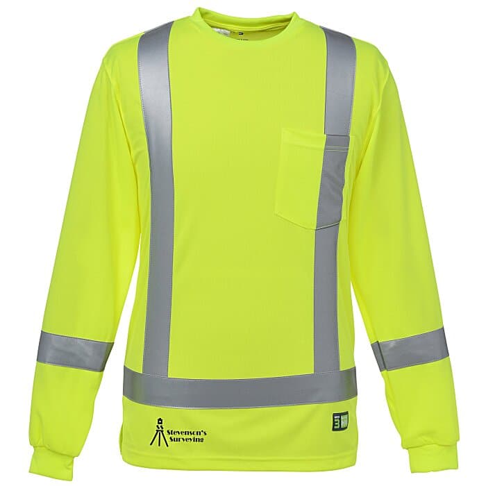 Berne Hi Vis Performance Long Sleeve T-Shirt