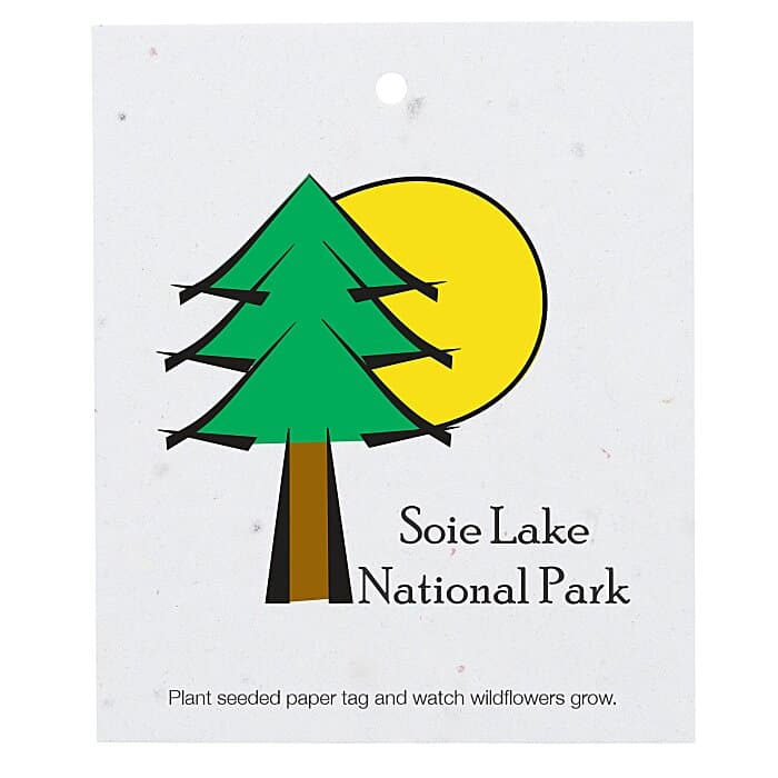 Seed Paper Tag - Rectangle