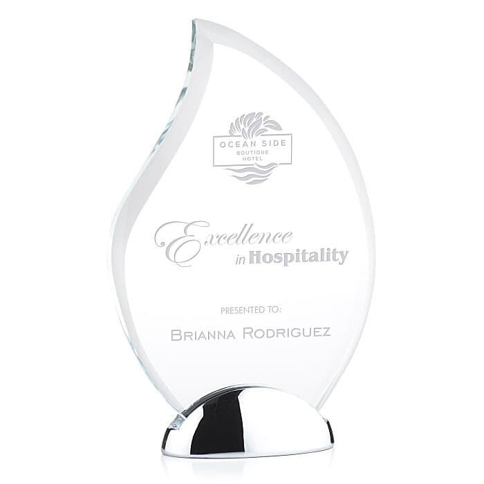 Superior Flame Starfire Award - 6 inches