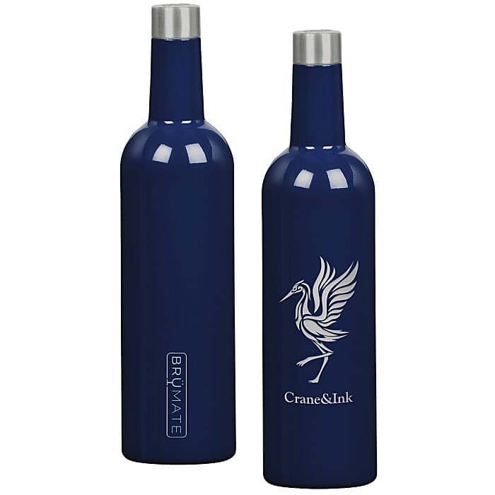 BruMate Winesulator Vacuum Bottle - 25 oz. - Laser Engraved