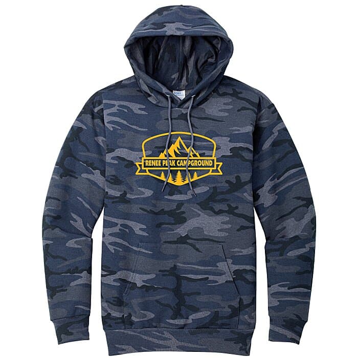 Fashion Pullover Hooded Sweatshirt - Camo - Screen