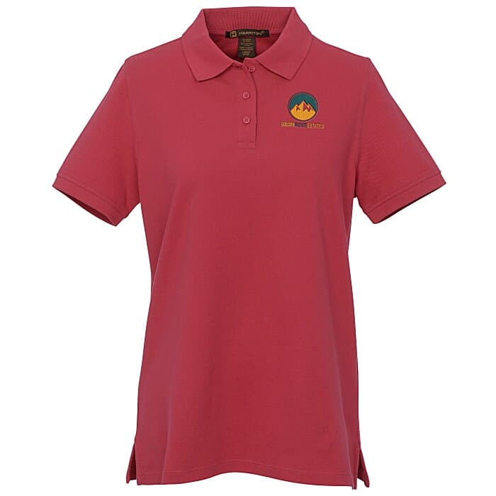 Harriton Valiant Cotton Snag Protect Polo - Ladies'