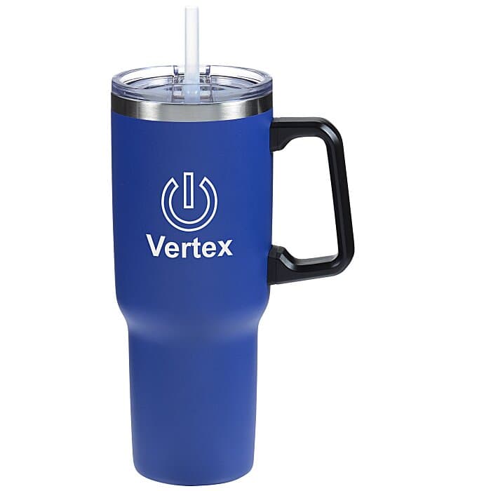 Mammoth Vacuum Mug with Straw - 40 oz. - Colors