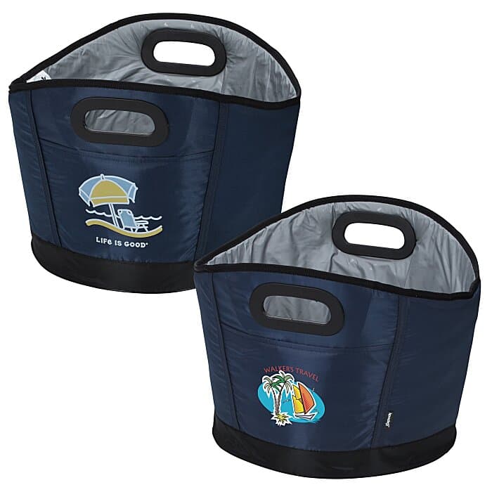 Life is Good Koozie® Party Cooler - Full Color - Beach Umbrella