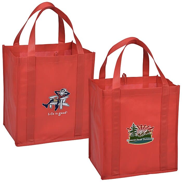 Life is Good Grocery Tote - Full Color - Adirondack