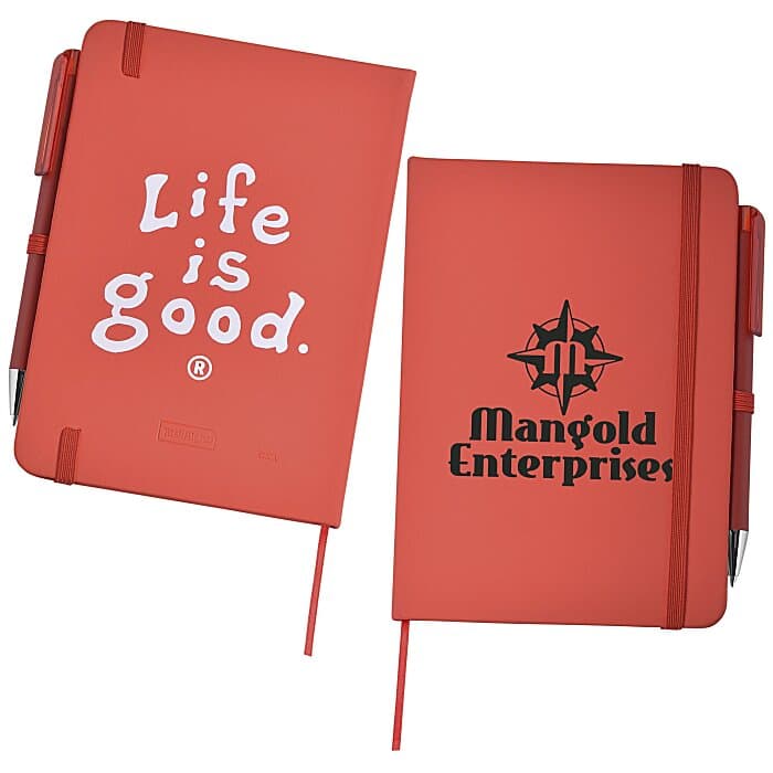 Life is Good TaskRight Afton Notebook with Pen - LIG