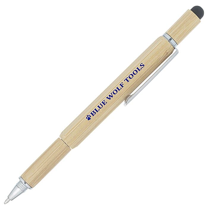Bamboo Multifunction Stylus Tool Pen