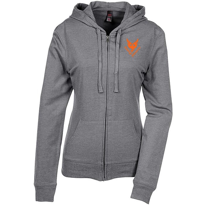 Lightweight Jersey Full-Zip Hoodie - Ladies' - Screen