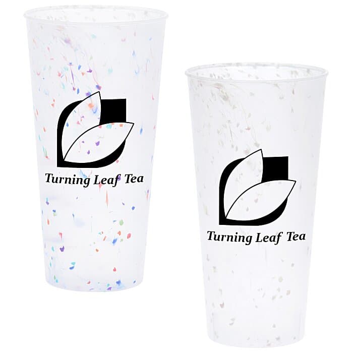 Rave Rainbow Confetti Mood Tumbler - 26 oz