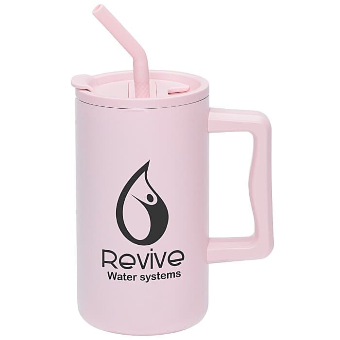 Harmony Vacuum Mug with Straw - 27 oz