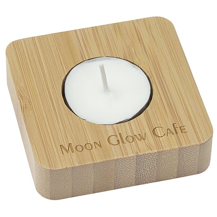 Bamboo Tealight Holder