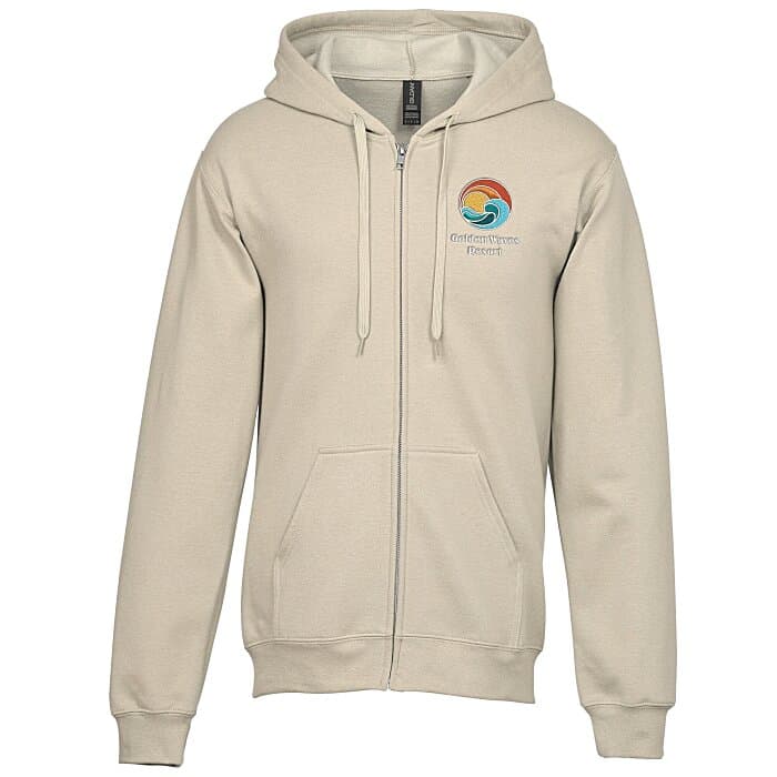 Gildan Softstyle Fleece Full-Zip Hoodie - Embroidered