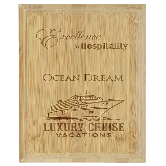 Prosperity Bamboo Plaque x 10 inches x 8 inches