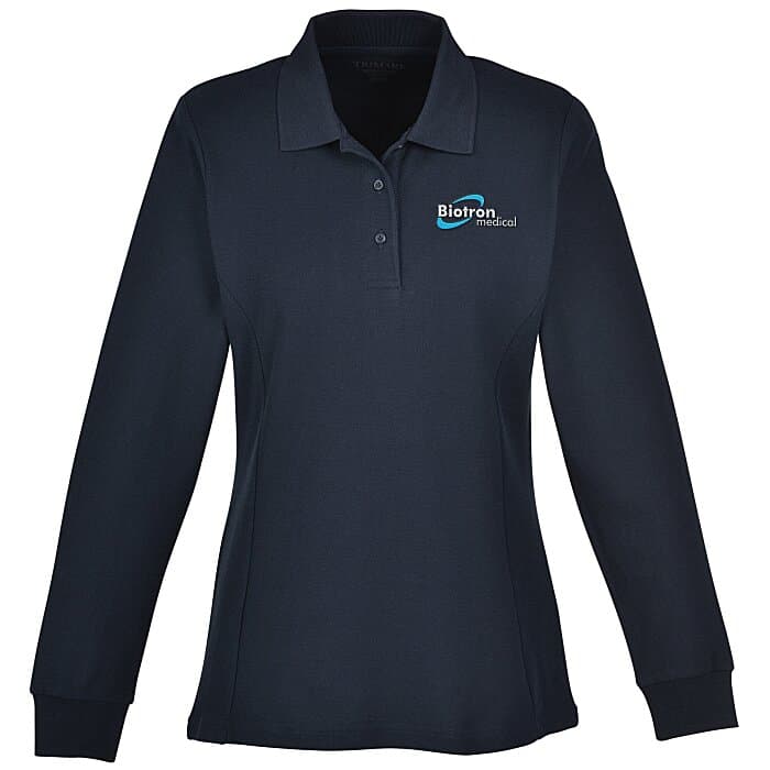 Palo Cotton Pique Long Sleeve Polo - Ladies'