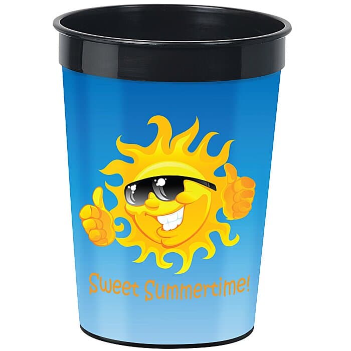 Full Color Stadium Cup - 12 oz