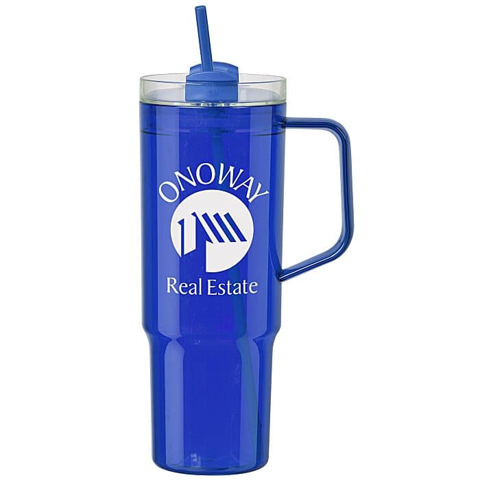 Carter Acrylic Mug with Straw - 40 oz