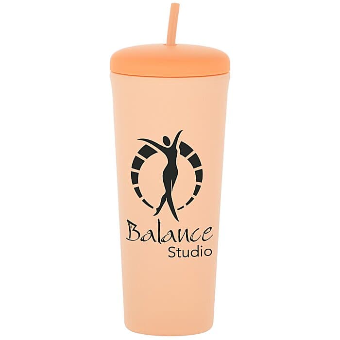 Macaron Tumbler with Straw - 26 oz
