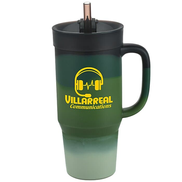 Silipint Tumbler with Straw - 32 oz - Multicolor