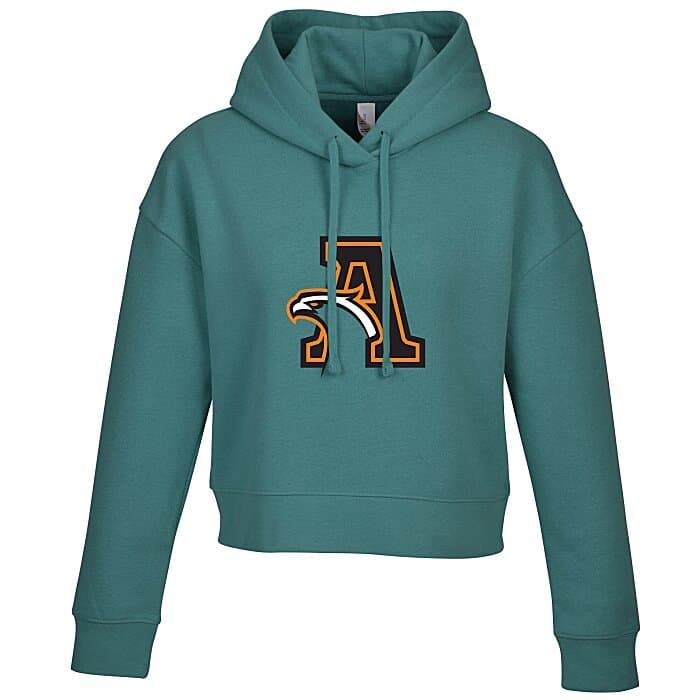 Ultimate 8.3-oz CVC Fleece Cropped Hoodie - Ladies' - Full Color