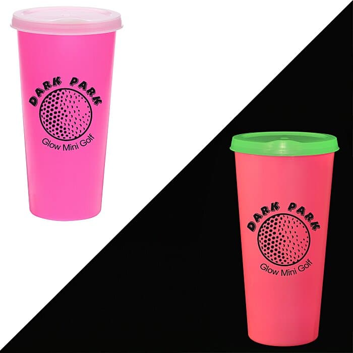 Rave Nite Glow Tumbler with Lid - 26 oz