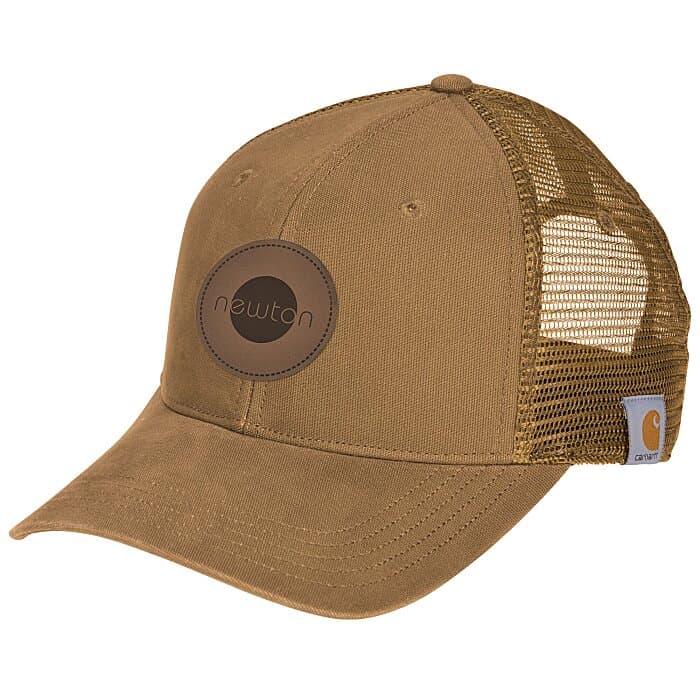 Carhartt Canvas Trucker Cap - Laser Engraved Patch
