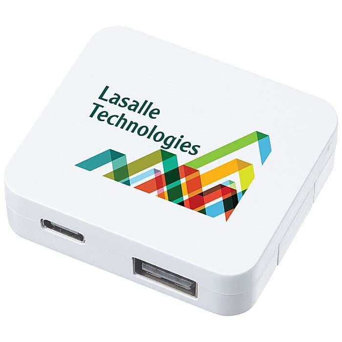 Accent 4 Port USB Hub - USBC - Full Color