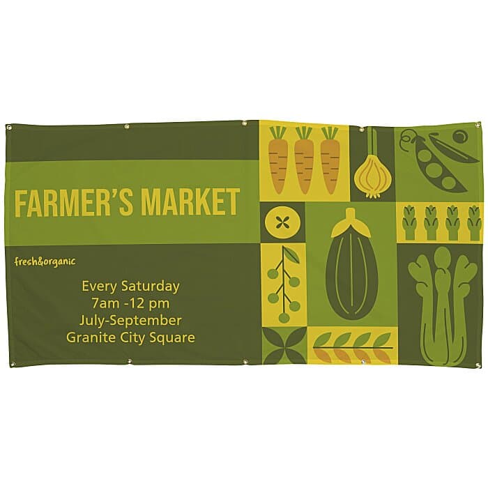 Nylon Event Banner - 4' x 8' - One Sided