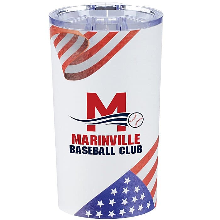 Patriotic Full Color Travel Tumbler - 20 oz