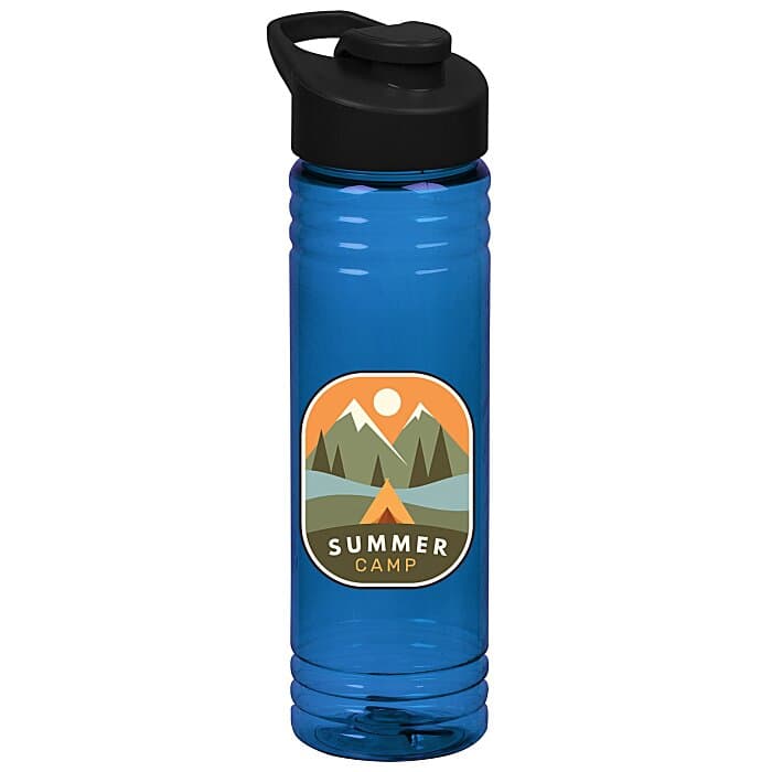 Halcyon Water Bottle with Flip Carry Lid - 24 oz - Full Color