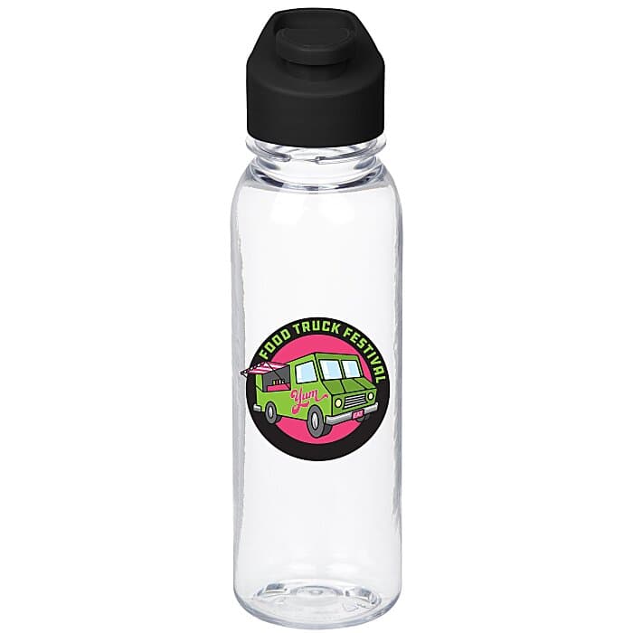 Clear Impact Outdoor Bottle with Flip Carry Lid - 24 oz - Full Color