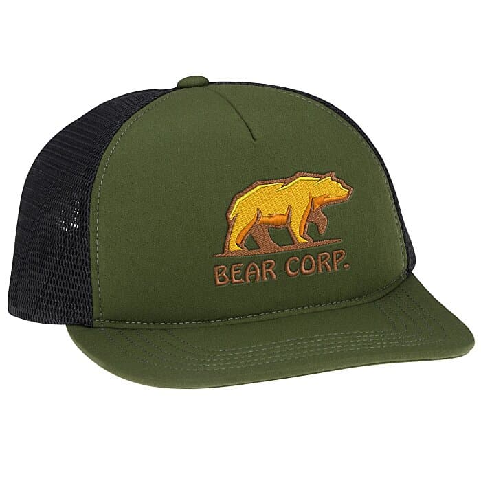 Big Accessories Bend Foam Trucker Cap