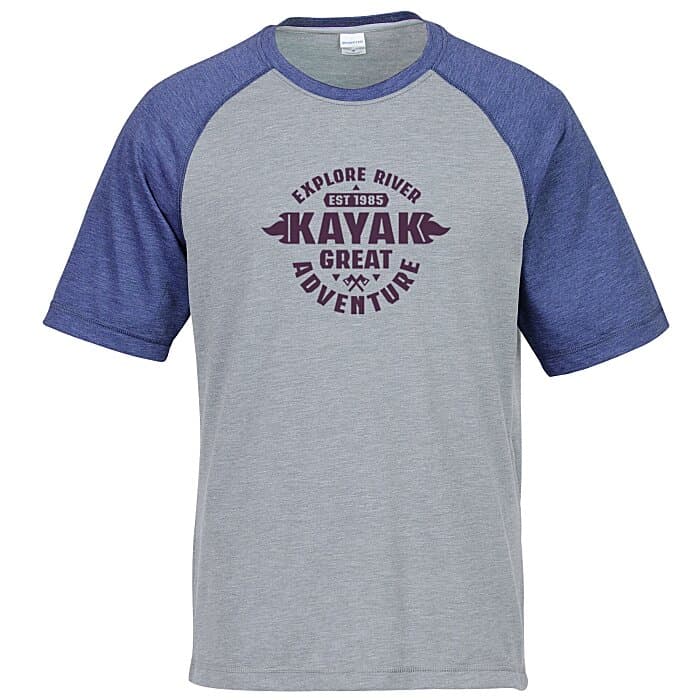 Voltage Tri-Blend Wicking T-Shirt - Men's - Colorblock - Screen