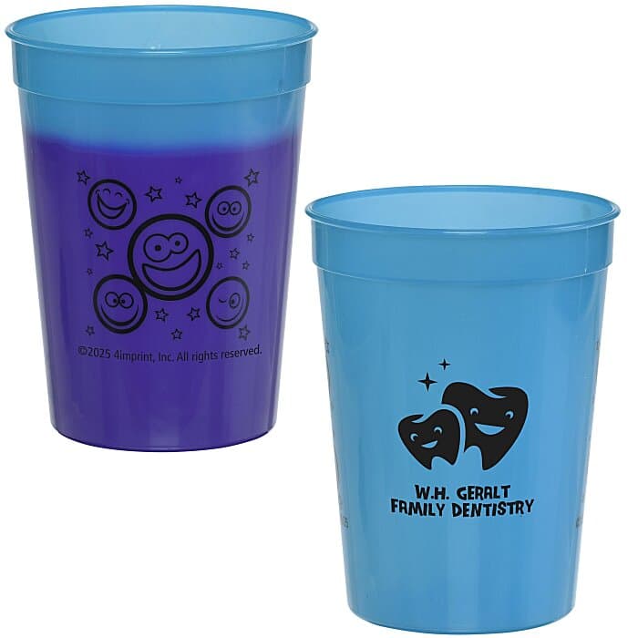 Super Kid Mood Stadium Cup - 12 oz - Smiley Faces