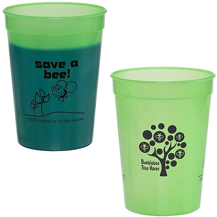 Super Kid Mood Stadium Cup - 12 oz - Go Green