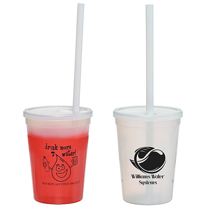 Super Kid Mood Stadium Cup with Straw - 12 oz - Healthy Habits