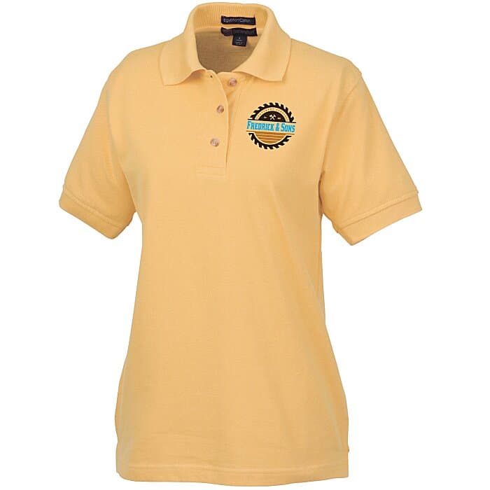 Egyptian Cotton Pique Polo - Ladies' - Full Color