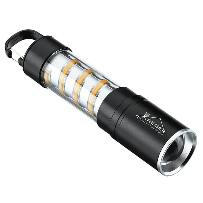 Carabiner Clip Spiral Flashlight