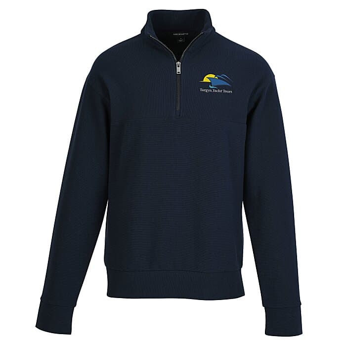 Ottoman Rib 1/4-Zip Pullover - Men's
