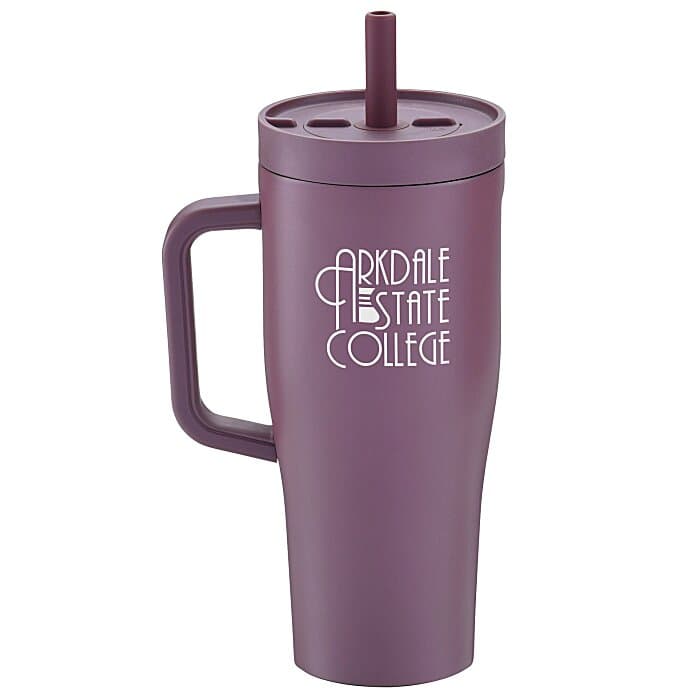 Corkcicle Vacuum Cruiser Mug with Straw - 22 oz