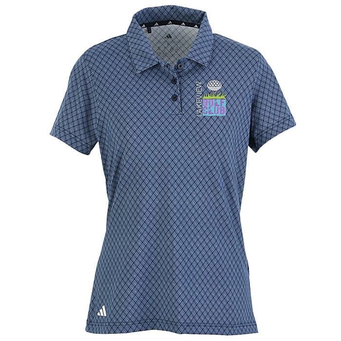 adidas 4-Way Stretch Printed Polo - Ladies'
