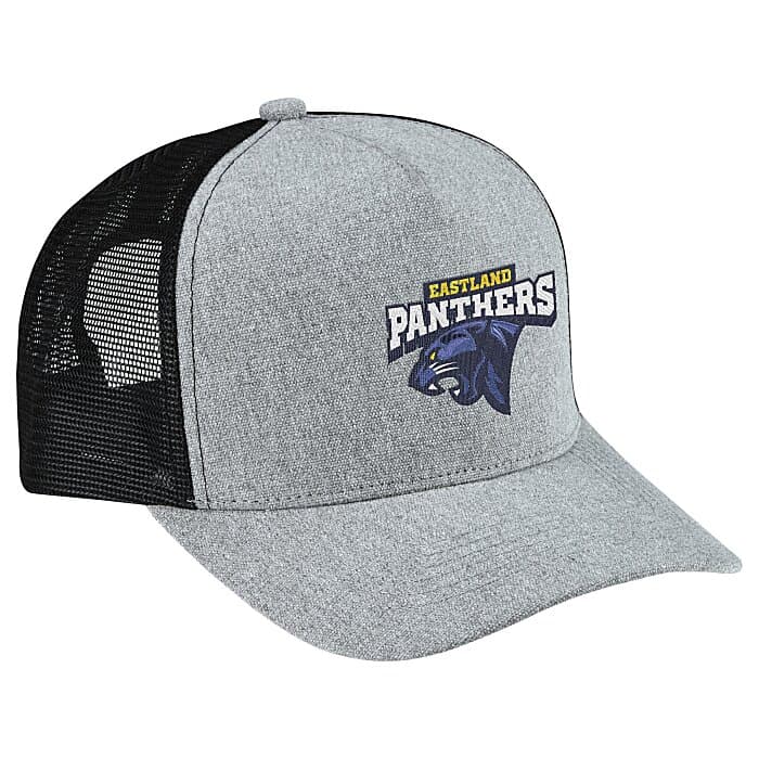 Canvas Five Panel Trucker Cap