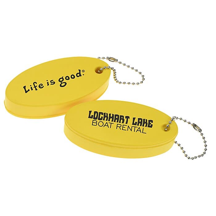 Life is Good Floating Keychain