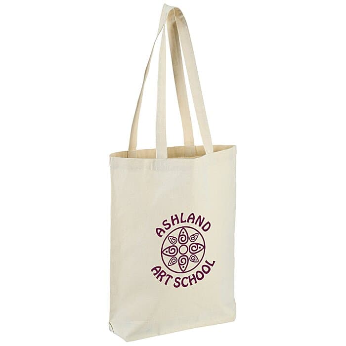 Bottom Gusset 5 oz. Organic Cotton Tote