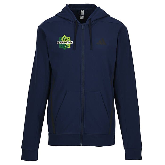 adidas Game & Go Fleece Full-Zip Hooded Sweatshirt - Men's