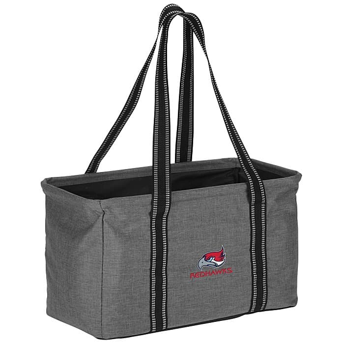 Junior Heathered Utility Tote - Embroidered