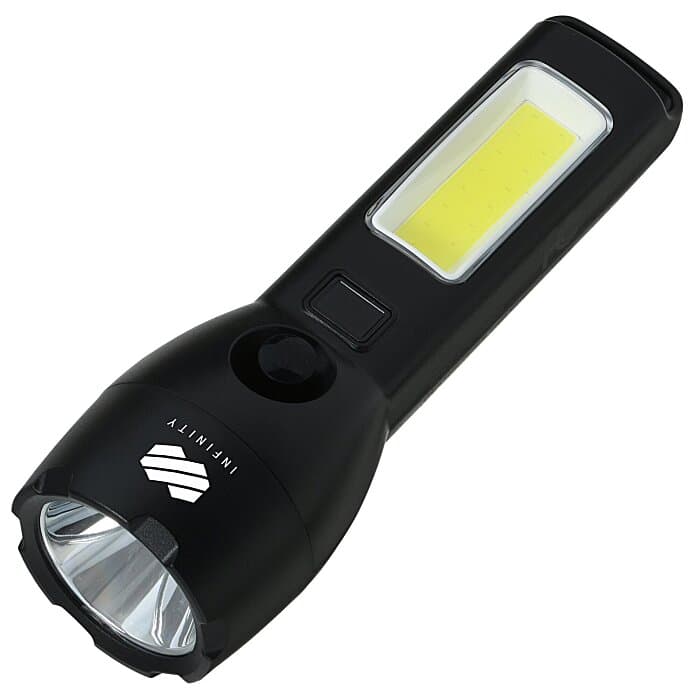 Solar Powered Rechargeable COB Flashlight