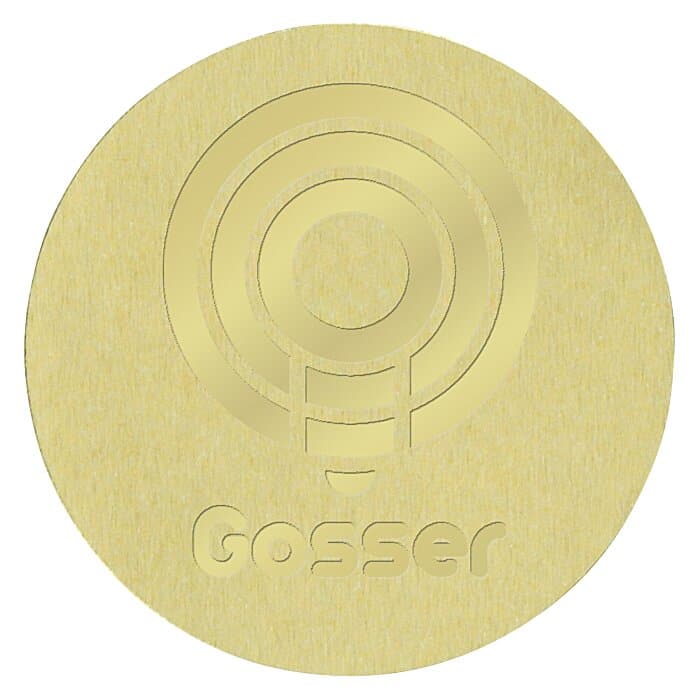 Embellished Seal by the Roll - Circle - Smooth Edge - 1 1/4 inches